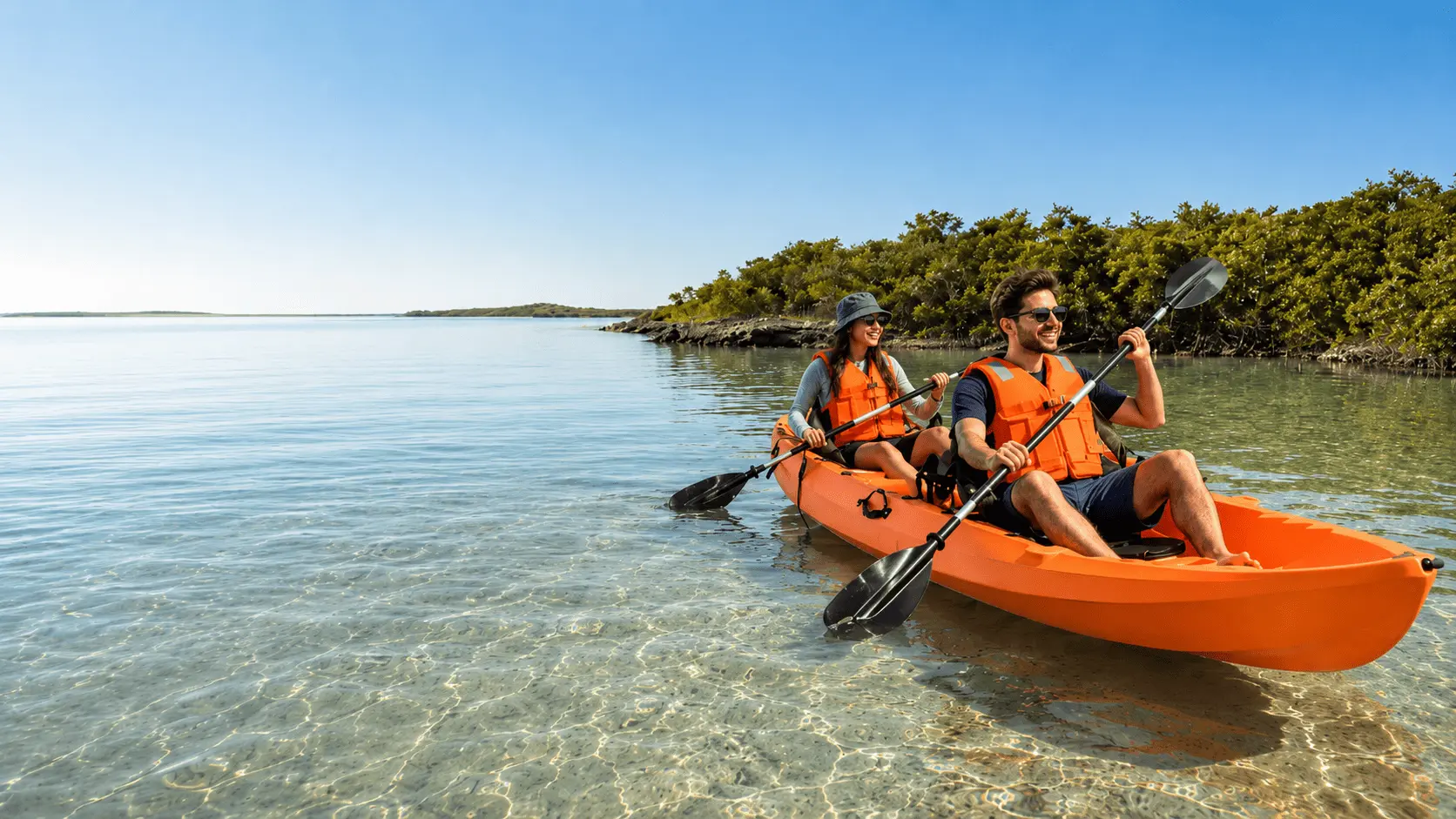 Mangroves Kayaking in Qatar – Explore Al Thakhira Mangrove Forest Adventure
